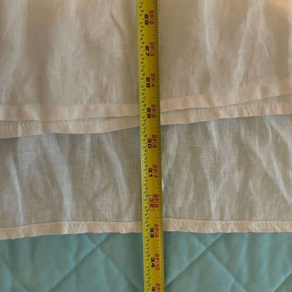 Lin Pour L’autre white linen Tunic Size Large - Picture 6 of 6